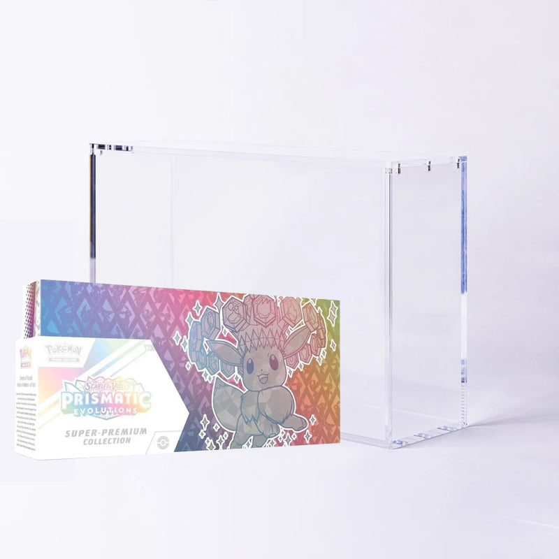 Pokemon Acryl Case für Super Premium Kollektion - Magnetisch verschließbar