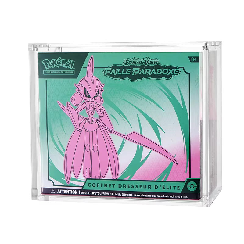 Pokemon Acryl Case für ETB / TTB Trainer Box - Magnetisch verschließbar