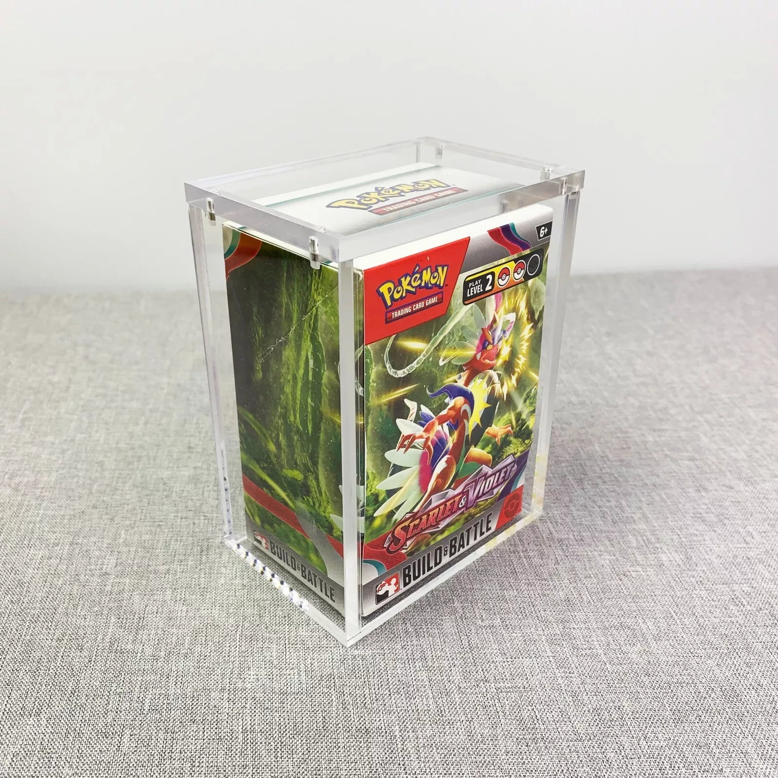 Pokemon Acryl Case für Boosterbundle / Battlekit - Magnetisch verschließbar