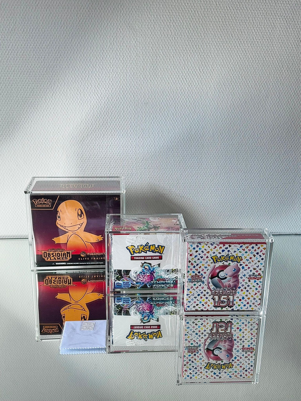 Pokemon Acryl Case für 36 Booster Box Display DE/EN - Magnetisch verschließbar