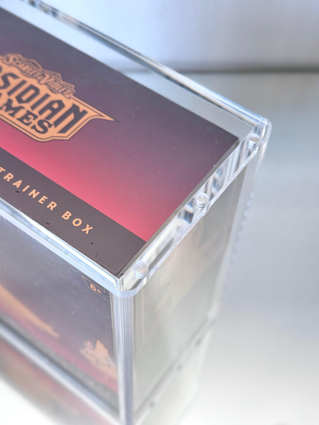 Pokemon Acryl Case für ETB / TTB Trainer Box - Magnetisch verschließbar