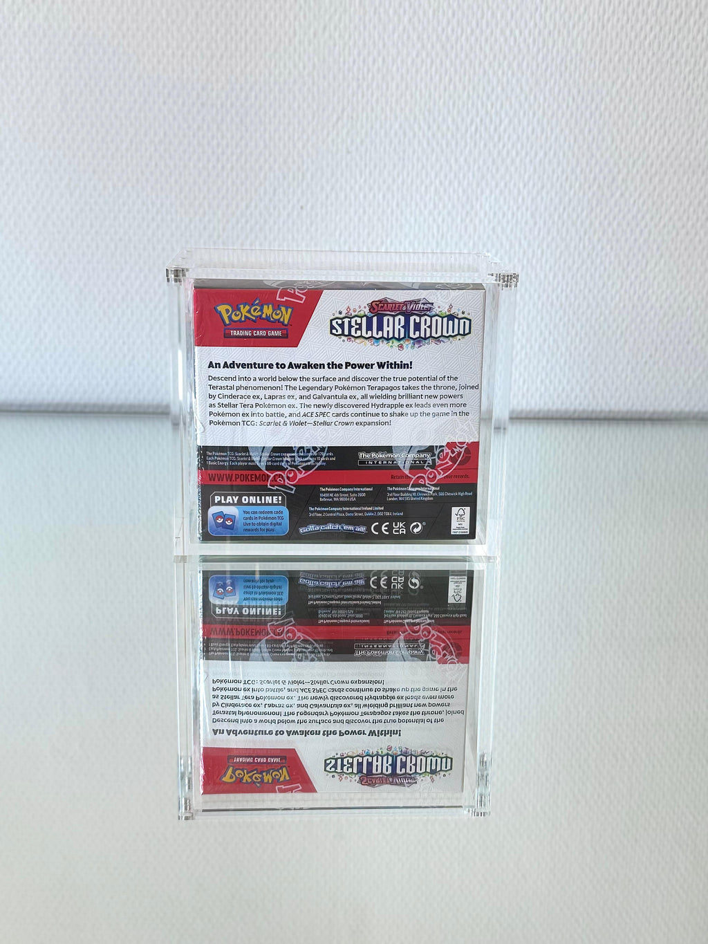 Pokemon Acryl Case für 36 Booster Box Display DE/EN - Magnetisch verschließbar